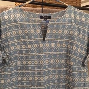 Gorgeous Madewell embroidered shift dress.